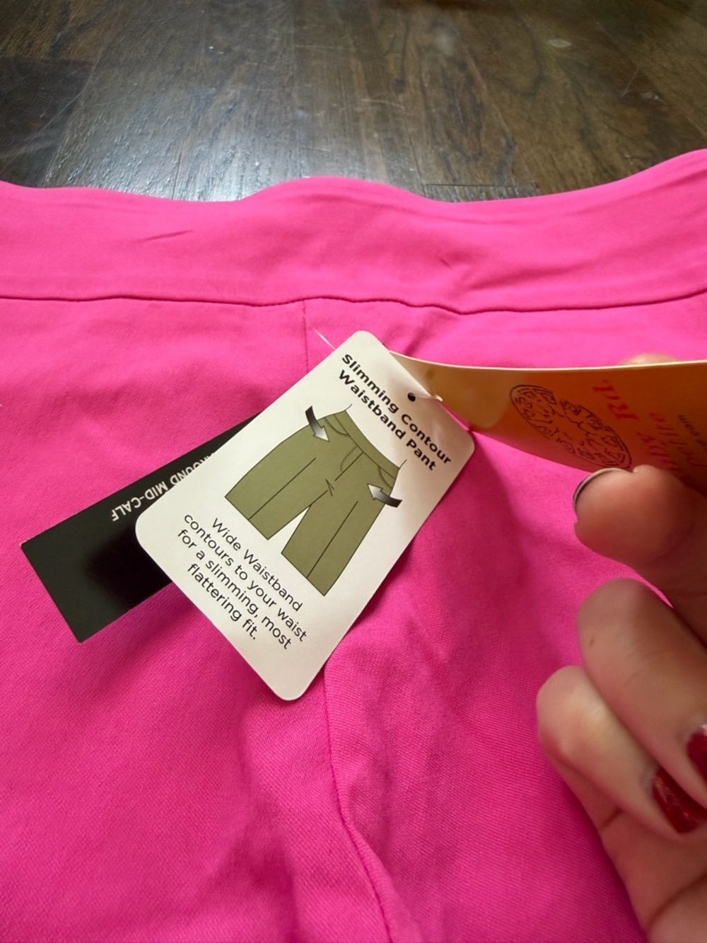 Ruby Rd. Hot Pink Pull-On Capri Pants - Picture 7 of 11